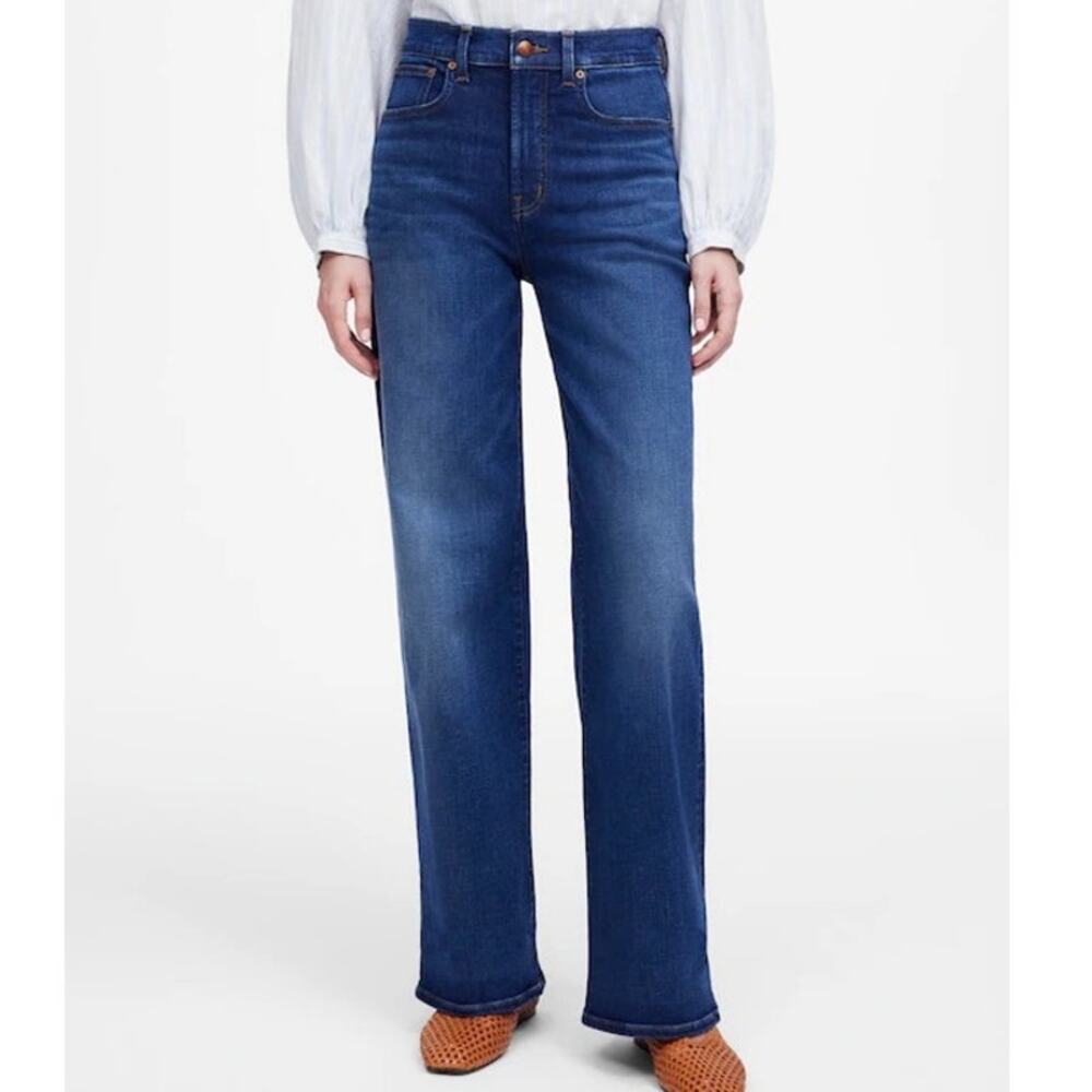 Madewell Blue Flare & Wide Leg Jeans